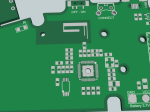 Render del PCB sin rutear