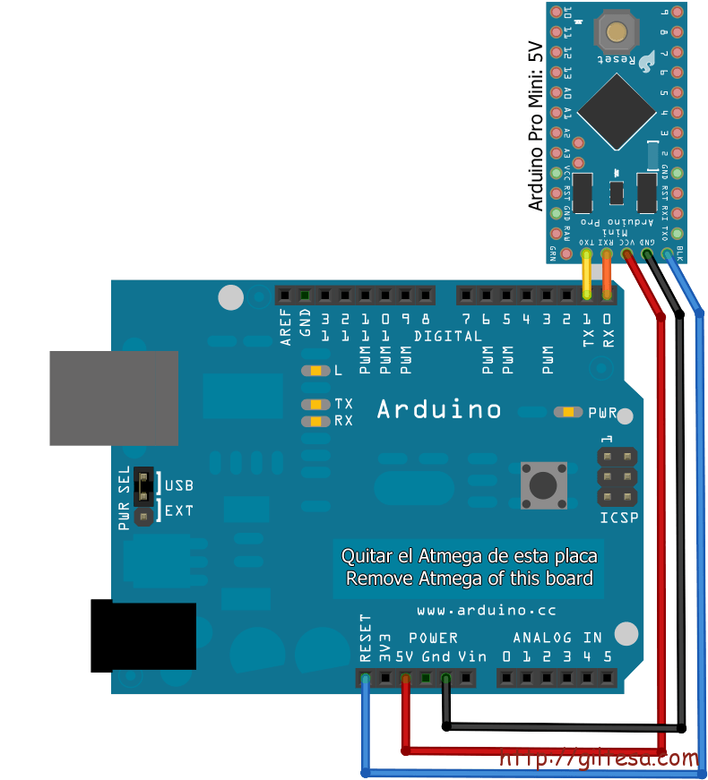 Arduino Pro Mini Layout