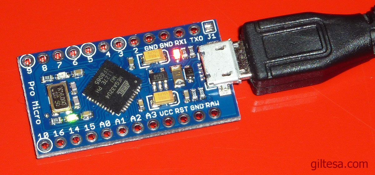 Todo sobre Arduino Pro Micro 